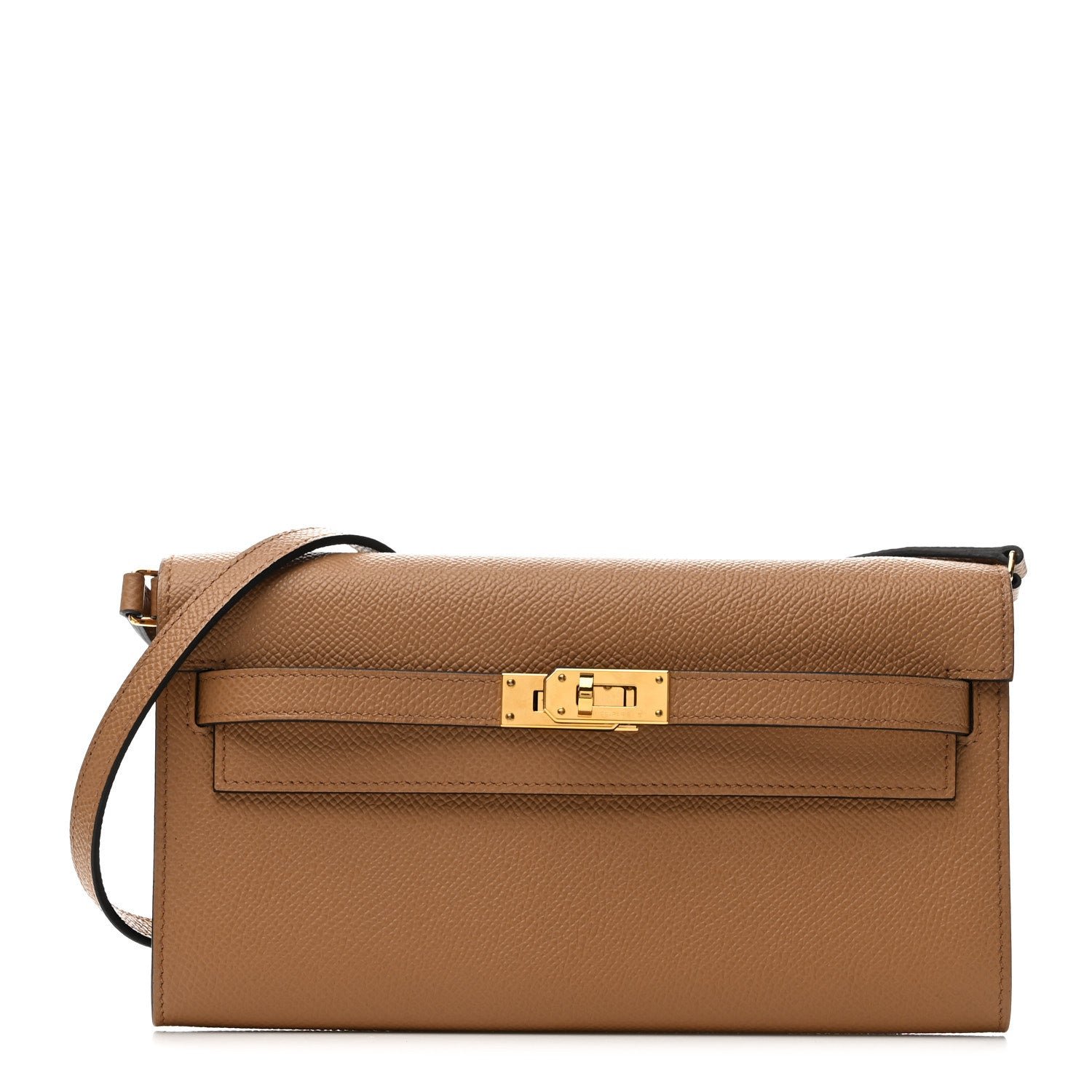 Hermes Epsom Verso Kelly Wallet To Go Chai Mauve Sylvestre