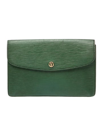Epi Leather Pochette Montaigne