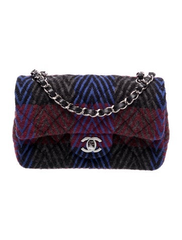 Classic Tweed Rectangular Mini Flap Bag