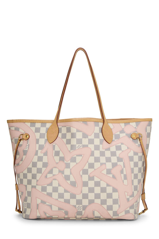 Louis Vuitton Pink Summer Spirit Damier Azur Tahitienne Neverfull MM