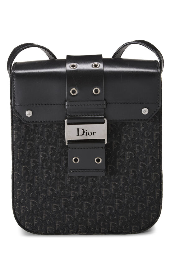 Dior Black Canvas Street Chic Shoulder Bag Small
