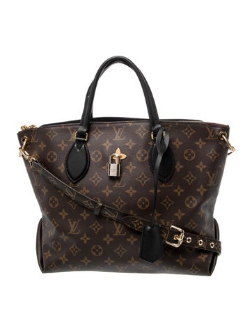 Monogram Flower Zipped Tote MM