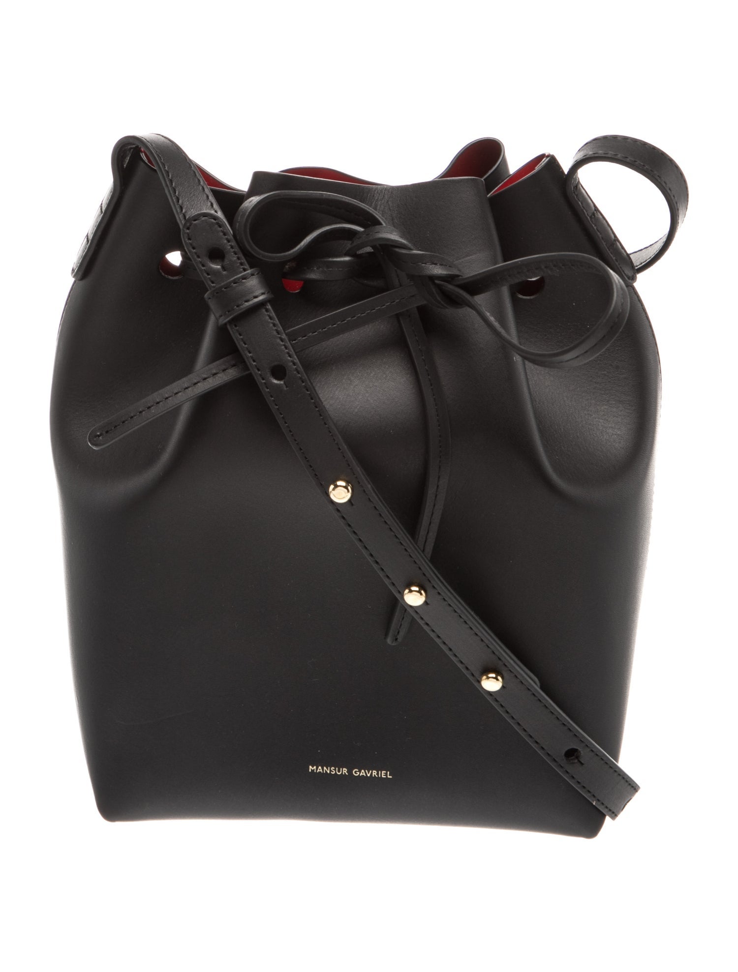 Mansur Gavriel Leather Bucket Bag