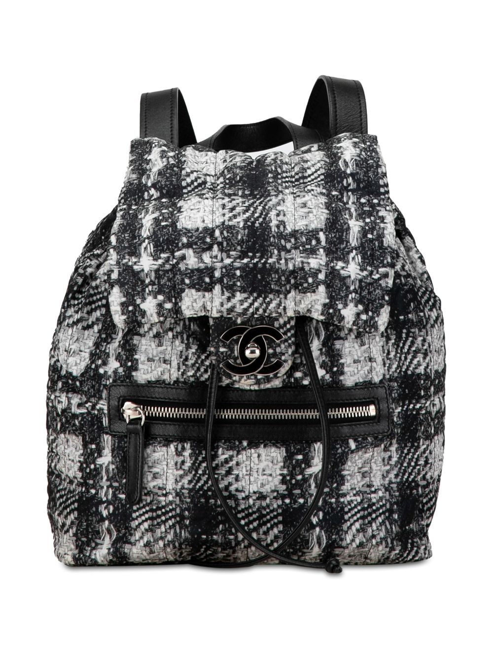 2013-2014 CC Nylon Tweed Printed backpack
