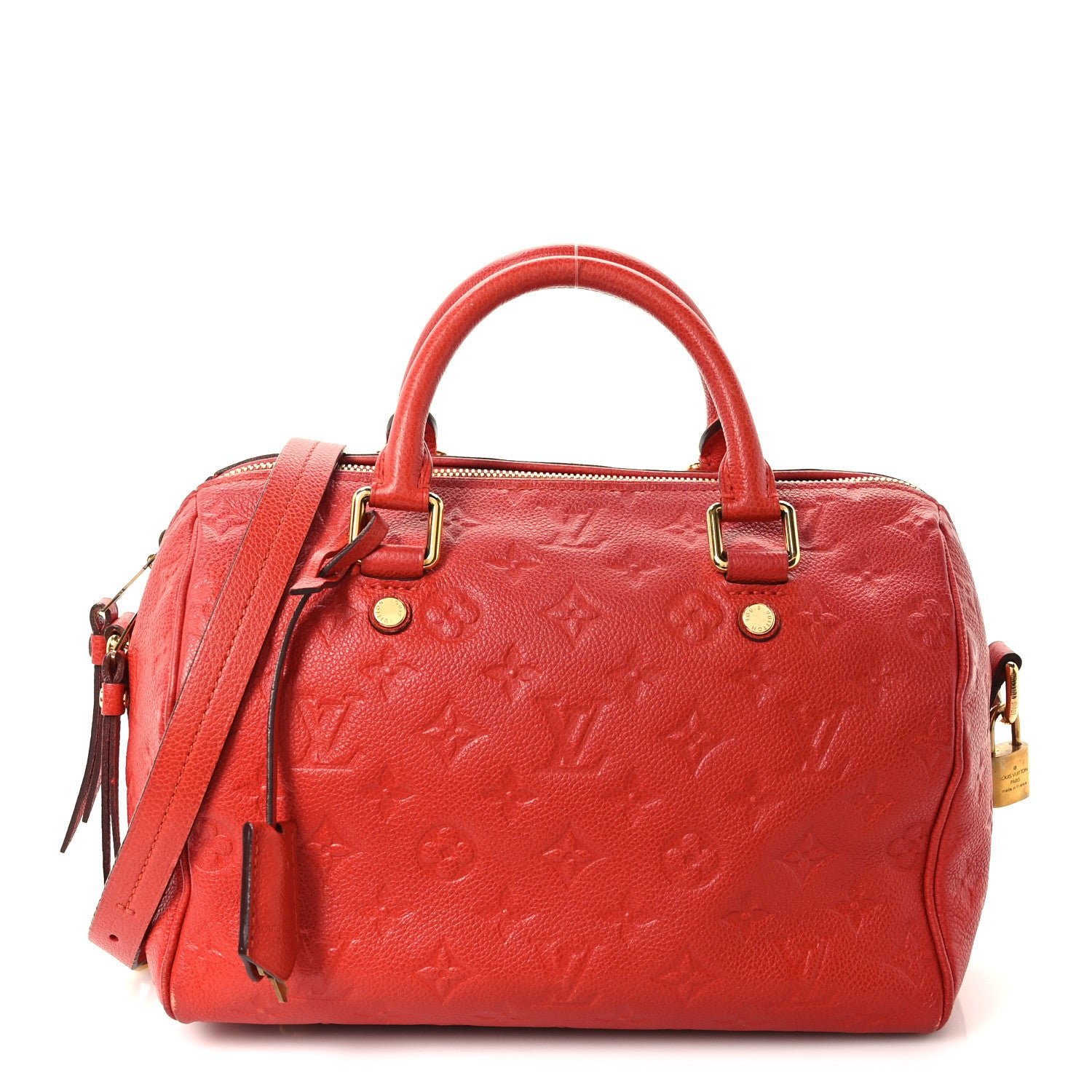 Louis Vuitton Empreinte Speedy Bandouliere 25 Cherry