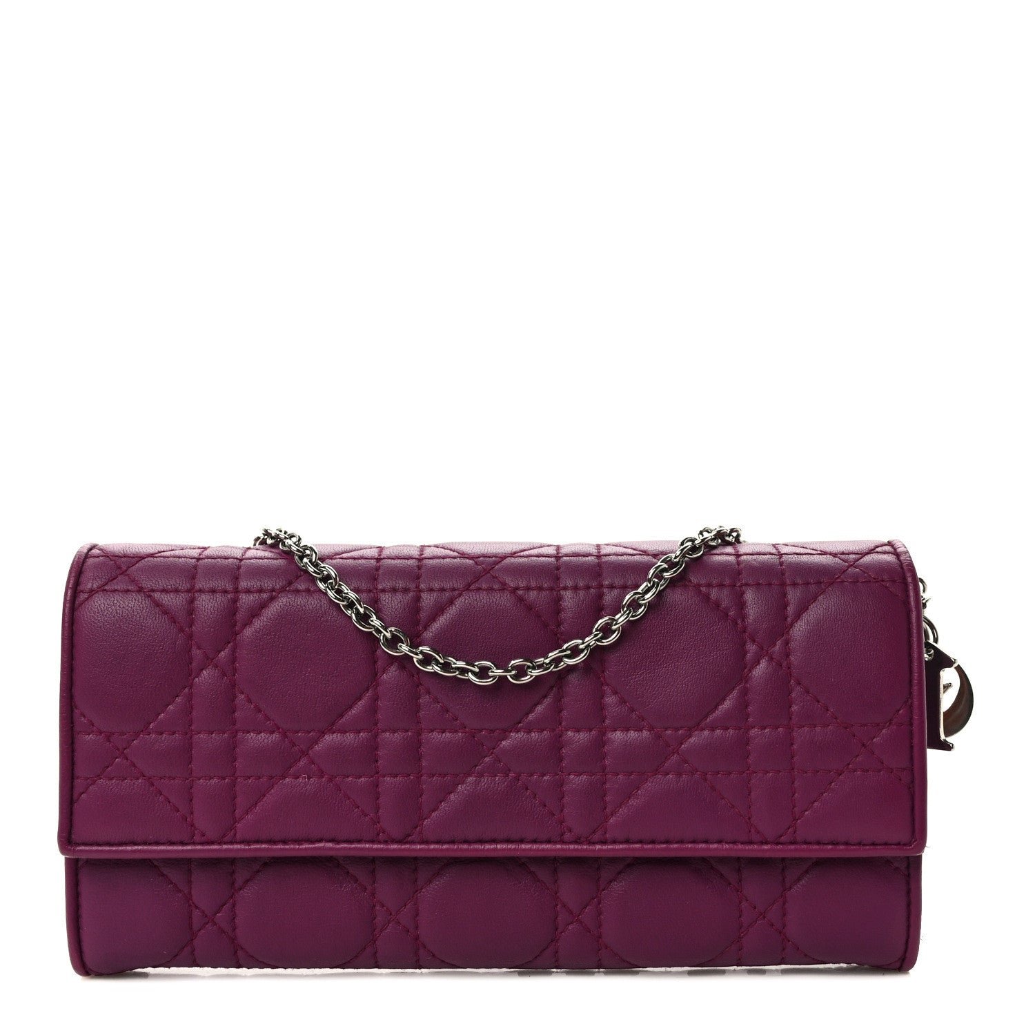 Dior Lambskin Cannage Lady Dior Rendezvous Wallet On Chain More