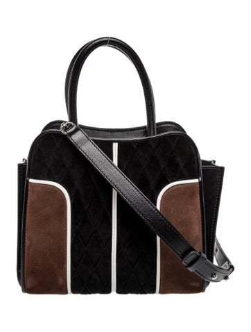 Tod's Suede Top Handle Bag