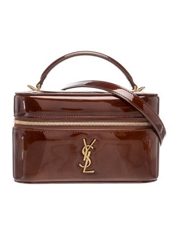 Saint Laurent Patent Leather Gaby Vanity Mini 2024