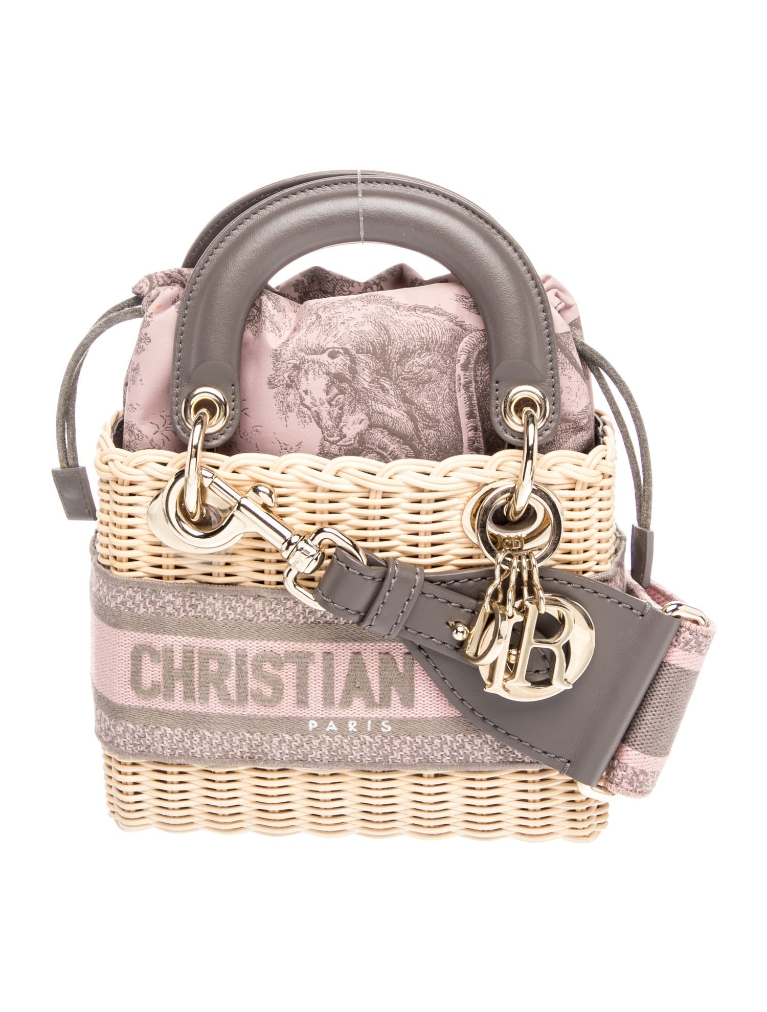 Oblique Jacquard Lady Dior Mini 2023