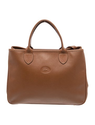 Longchamp Leather Top Handle Bag