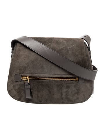 Suede Messenger Bag