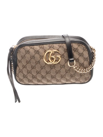 GG Canvas Marmont Small