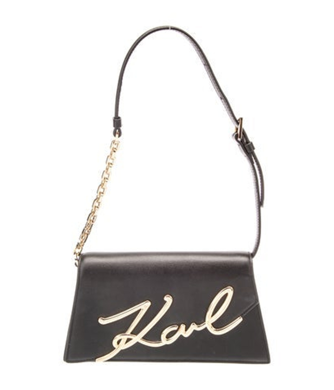 Karl Lagerfeld Lagerfeld Leather Shoulder Bag