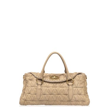 Calfskin Top Handle Bag