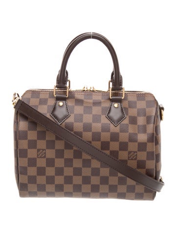 Damier Ebene Speedy Bandouliere 25