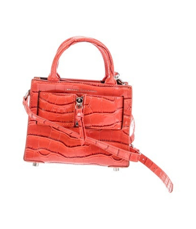 Brandon Blackwood Blackwood Embossed Leather Top Handle Bag