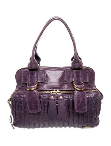 Leather Top Handle Bag Medium