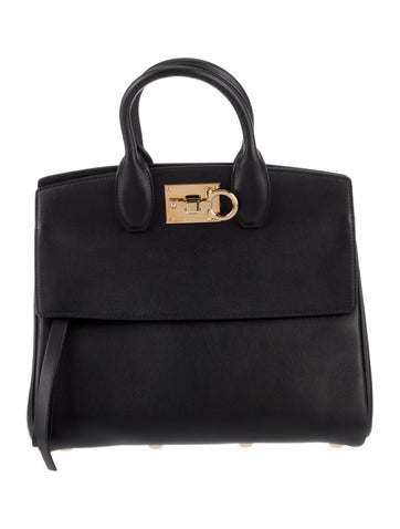 Salvatore Ferragamo Gancini Top Handle Bag