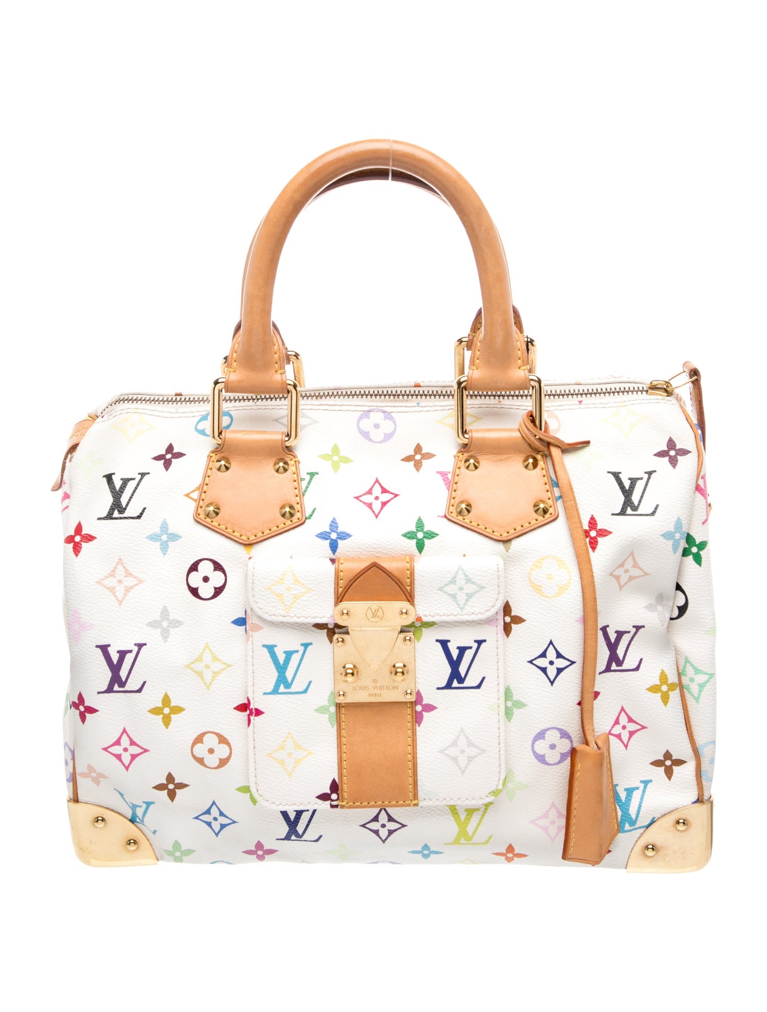 Multicolore Monogram Speedy