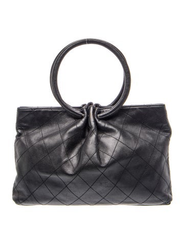 Quilted Ring Handle Bag