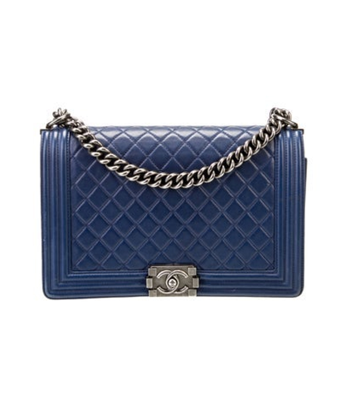 Chanel Quilted Lambskin Large Boy Bag