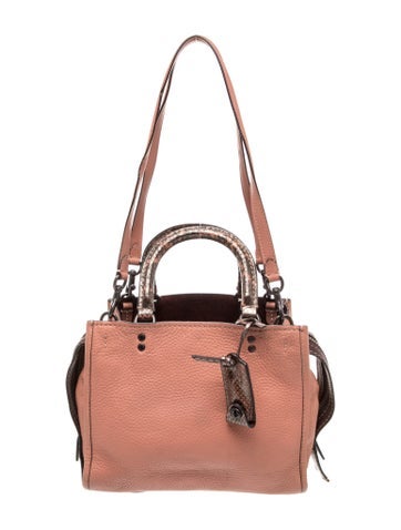 Leather Top Handle Bag Medium