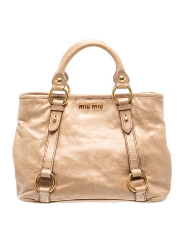 Leather Top Handle Bag