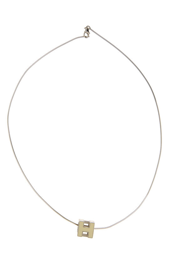 Hermès Cream Cage d'H Necklace