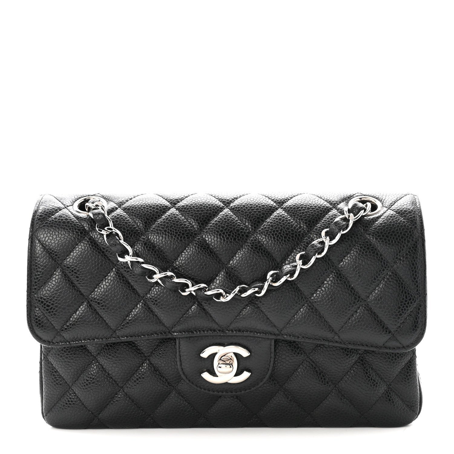 Chanel Caviar Quilted Small Double Flap Black