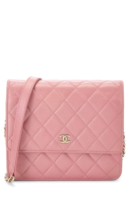 Pink Caviar Square Wallet on Chain (WOC)