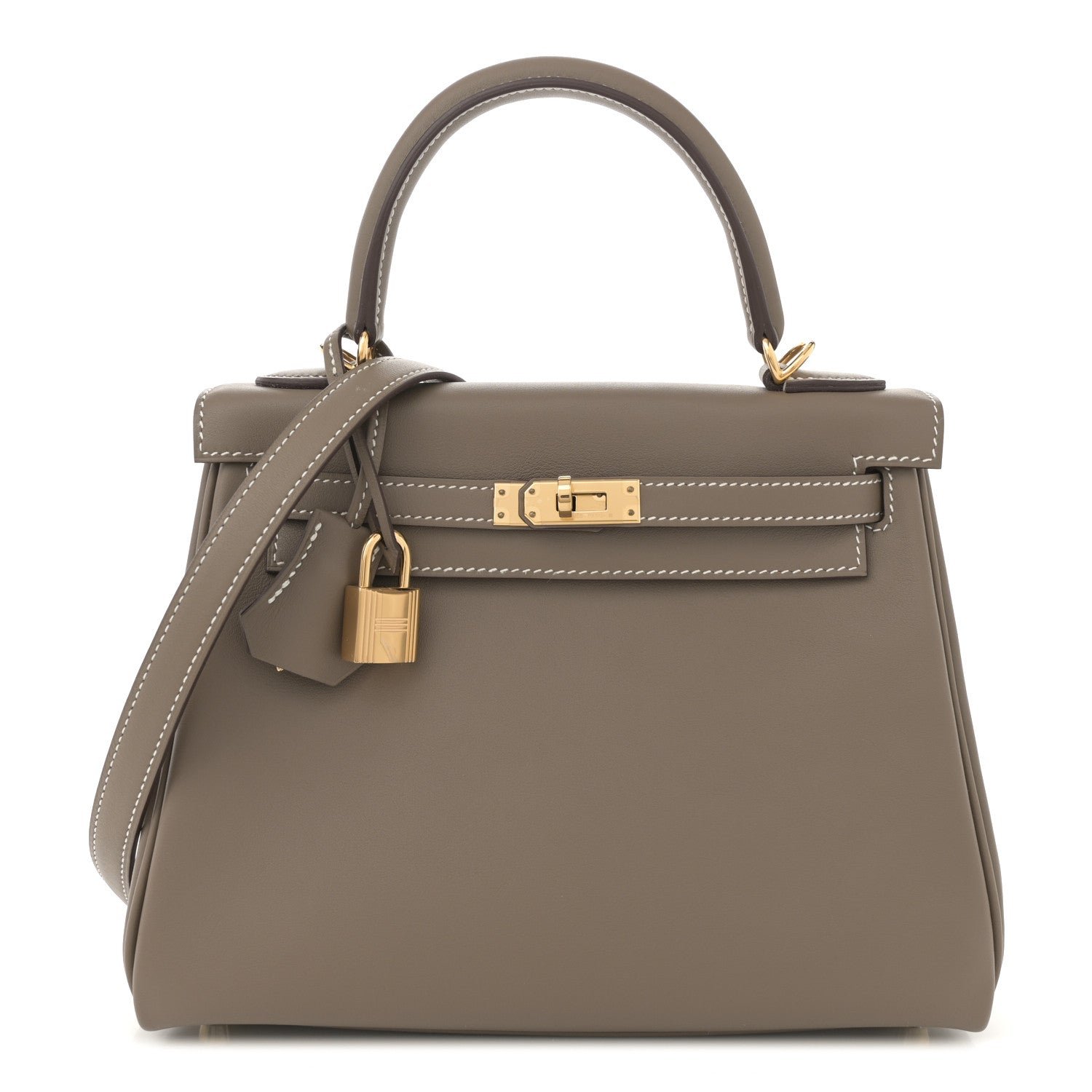 Hermes Swift Kelly Retourne 25 Etoupe