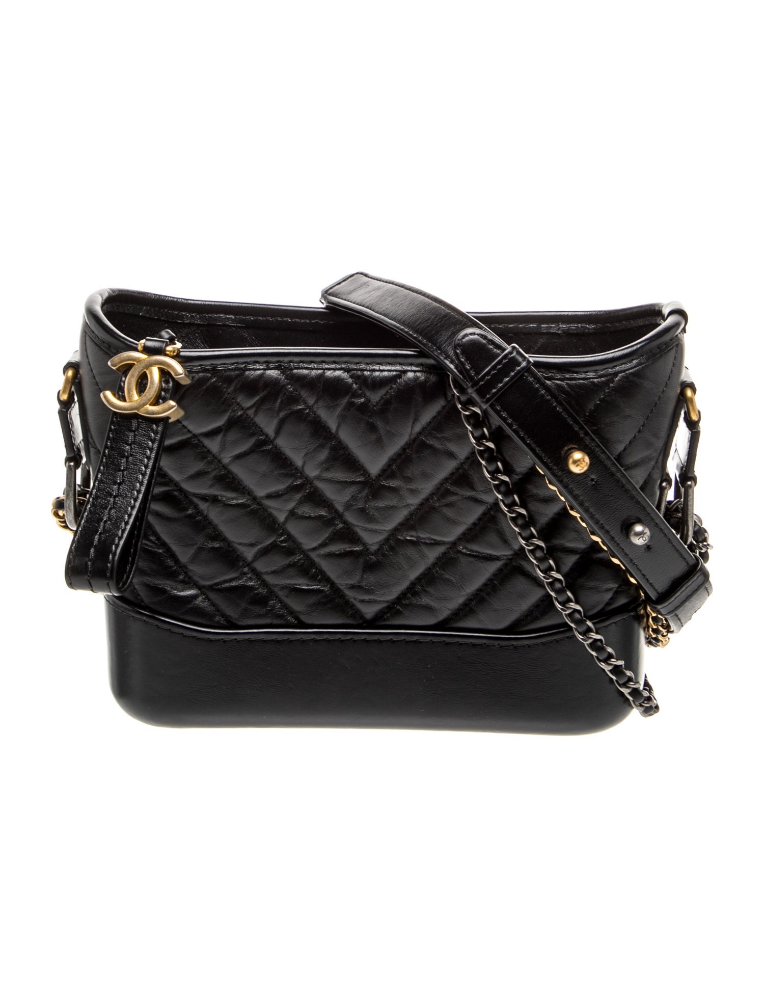 Small Chevron Gabrielle Hobo
