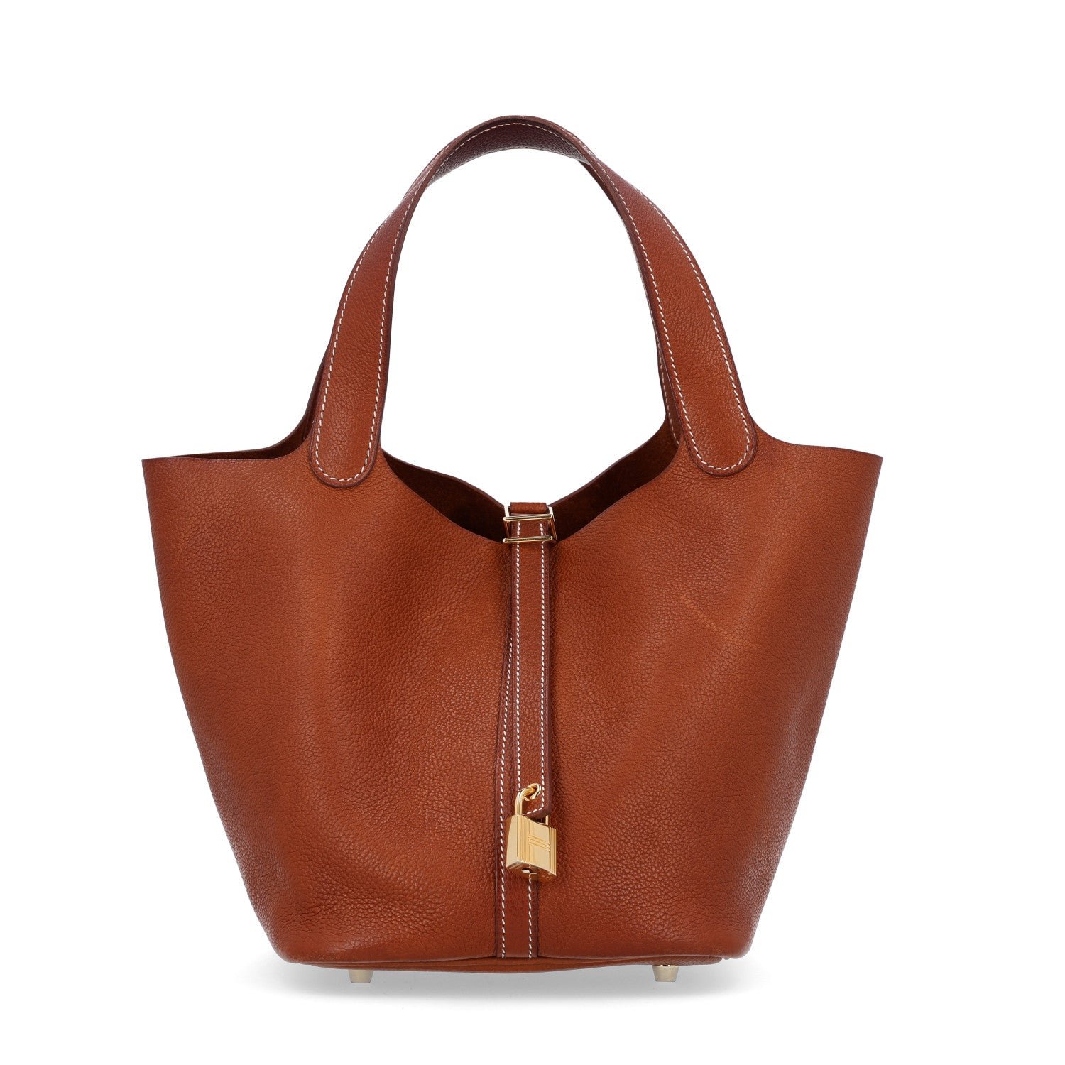 Hermes Hermes Barenia Faubourg Picotin Lock 22 MM Fauve