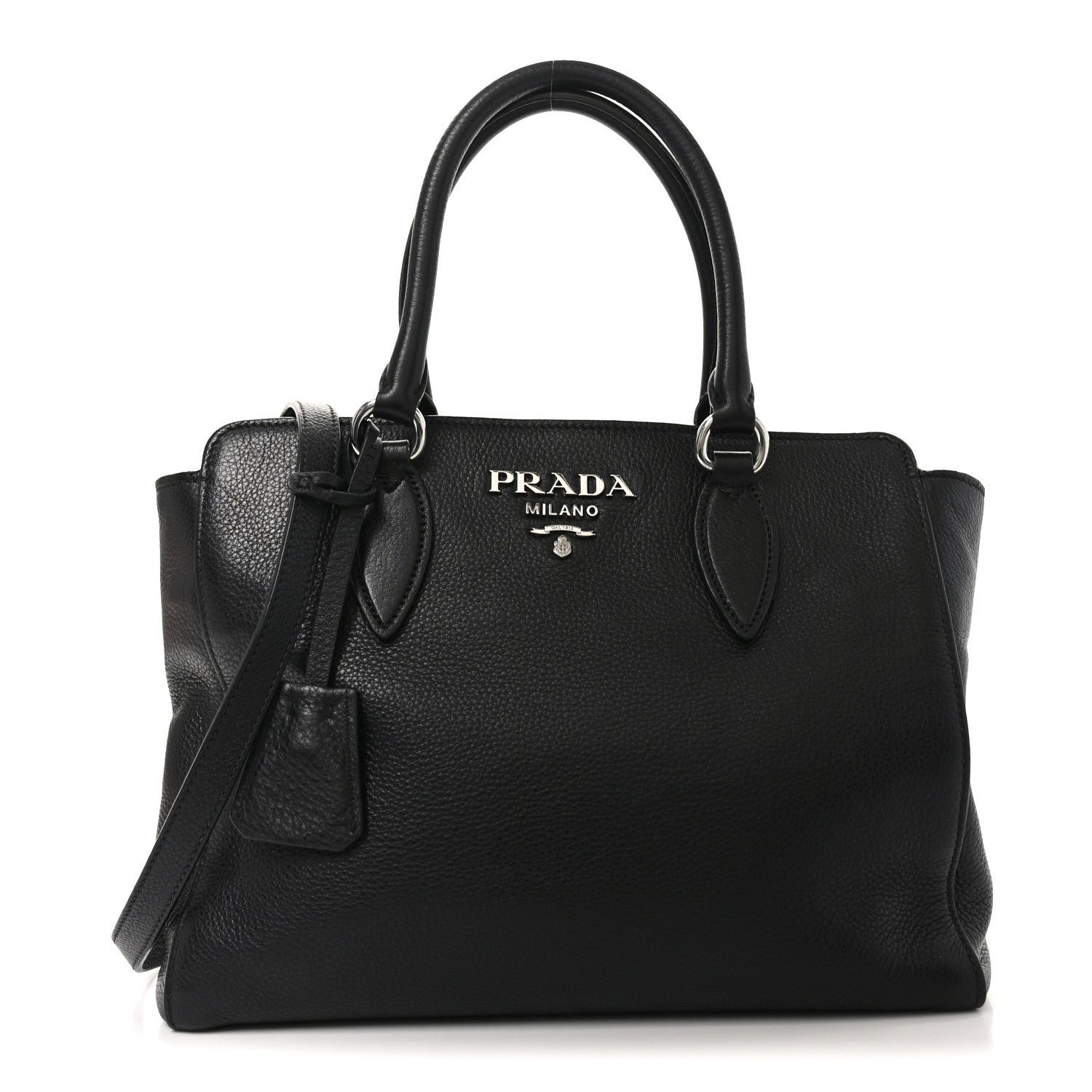 Prada Vitello Phenix Tote Black