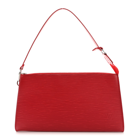 Louis Vuitton Epi Pochette Accessories 24 Castillan Red