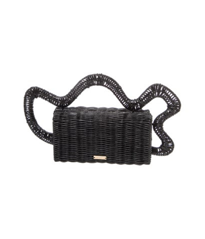 Cult Gaia Gaia Wicker Top Handle Bag