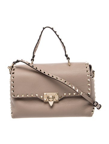 Rockstud Top Handle Bag
