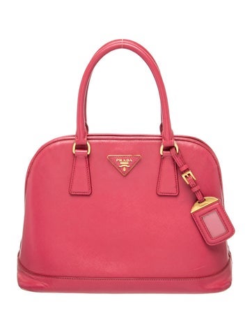 Saffiano Lux Leather Top Handle Bag