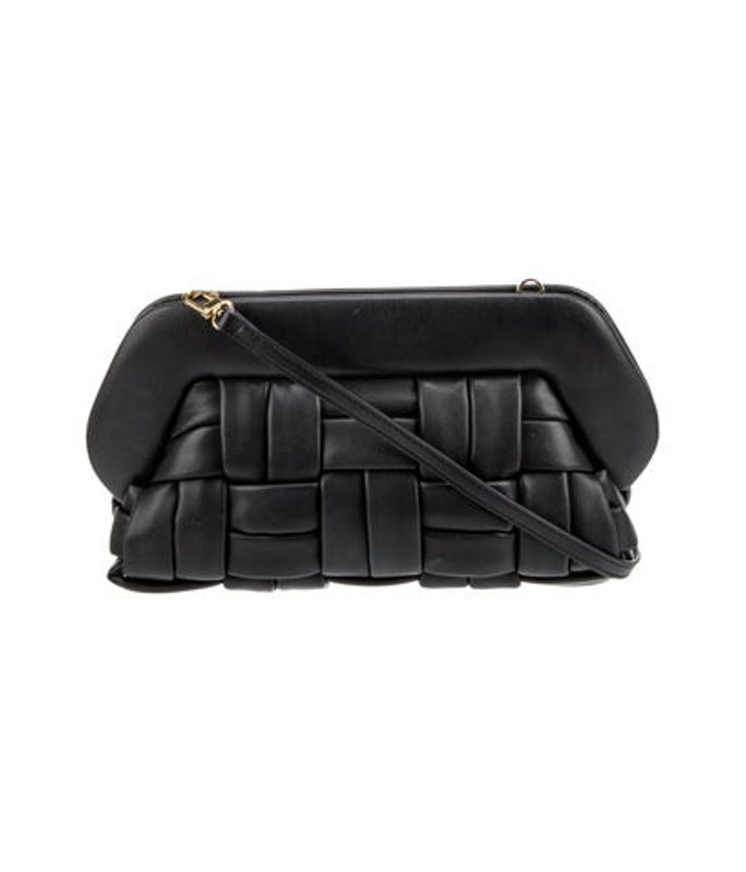 Themoire Leather Messenger Bag