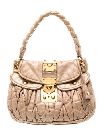 Miu Miu Leather Shoulder Bag