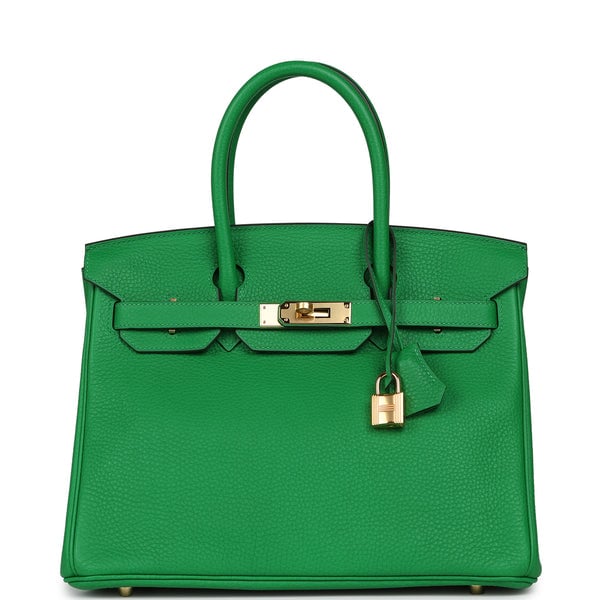 Hermes Hermes Birkin 30 Bambou Clemence Gold Hardware