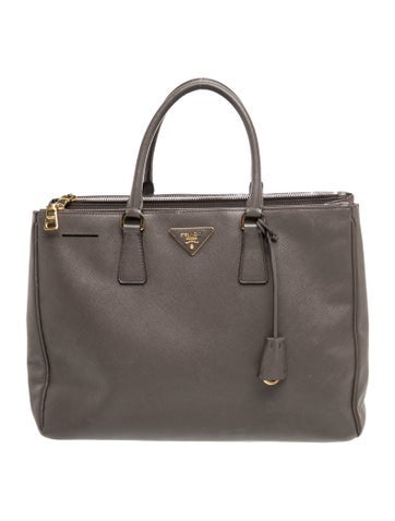 Saffiano Leather Galleria Double Zip XL