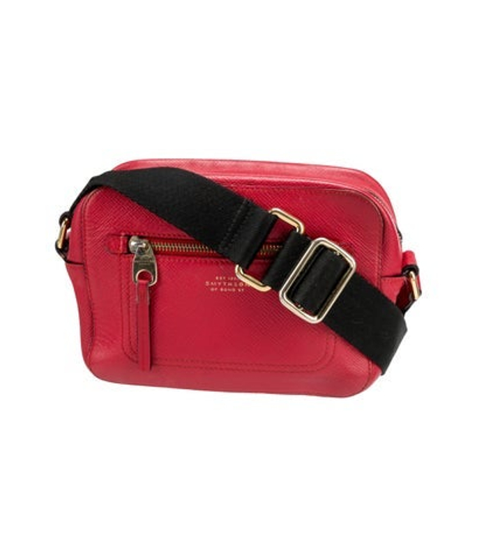 Smythson Leather Messenger Bag