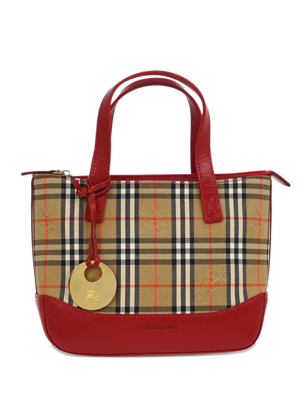 1990-2000s house check tote bag