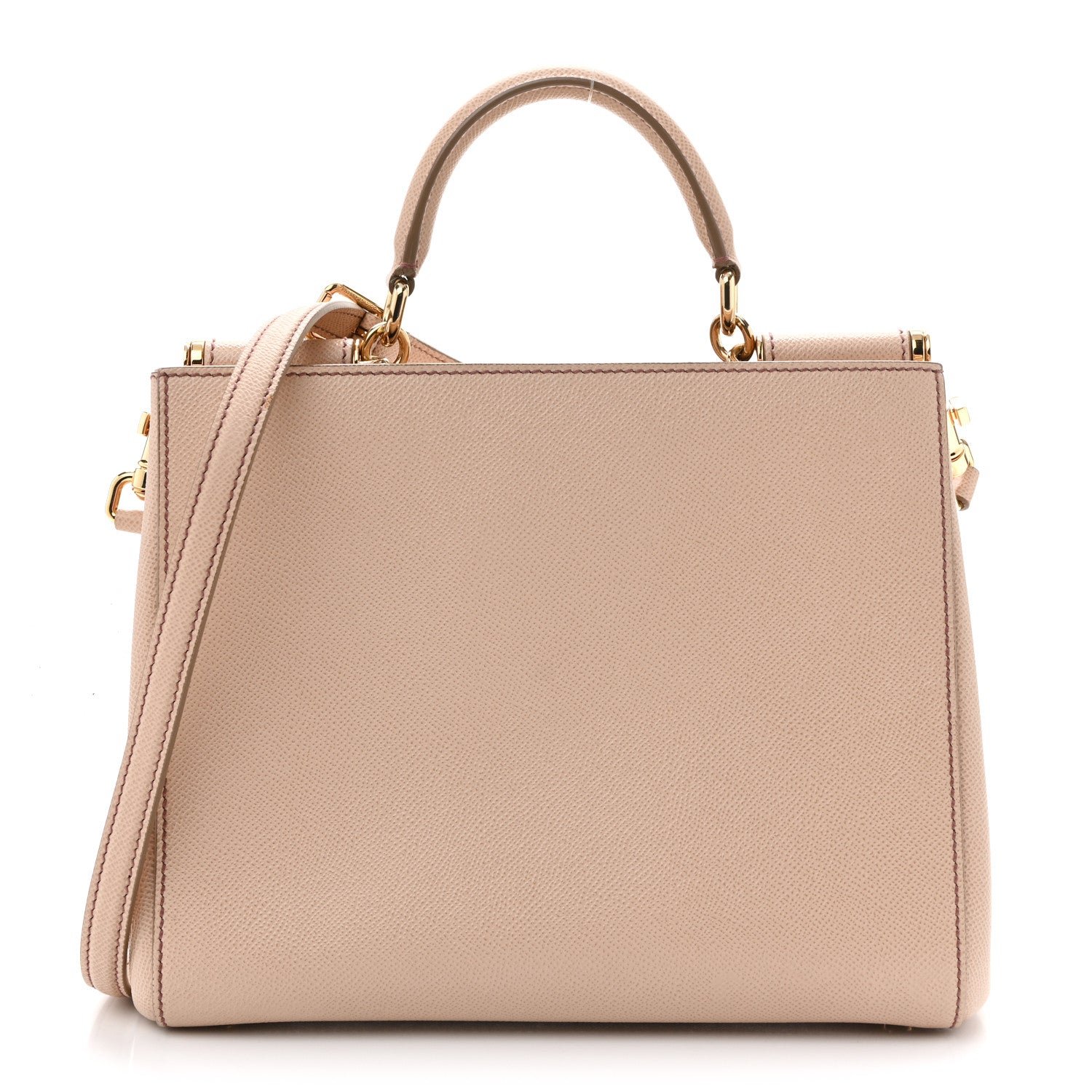 Dolce & Gabbana Dauphine Miss Sicily Shopper Tote Beige
