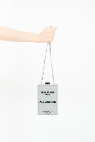 Balmain All Access Minaudiere Box Bag