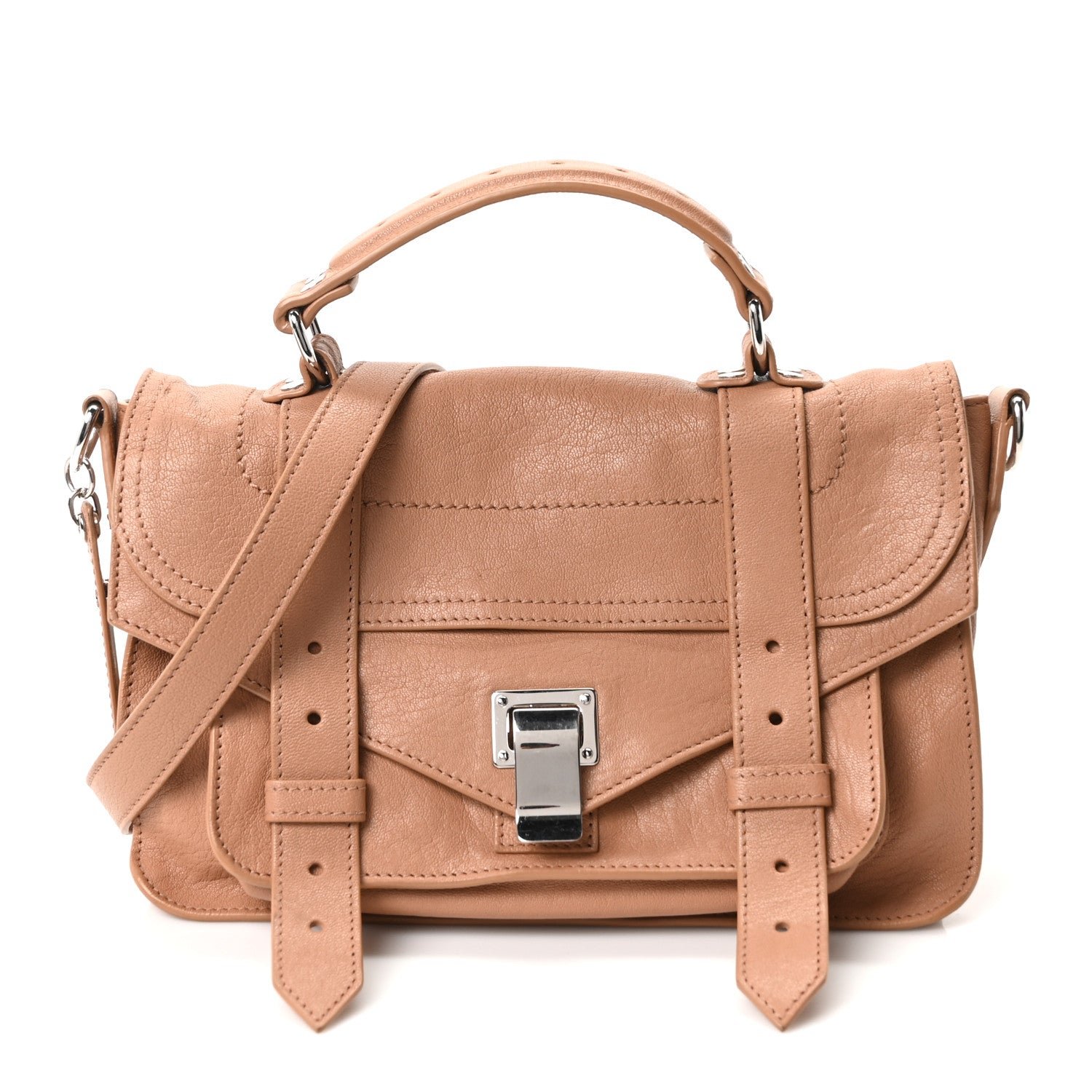 Proenza Schouler Proenza Schouler Lambskin Tiny PS1 Satchel Dune