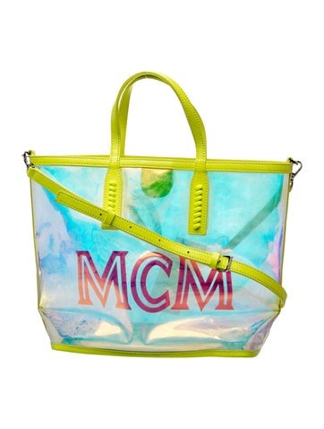 MCM PVC Top Handle Bag