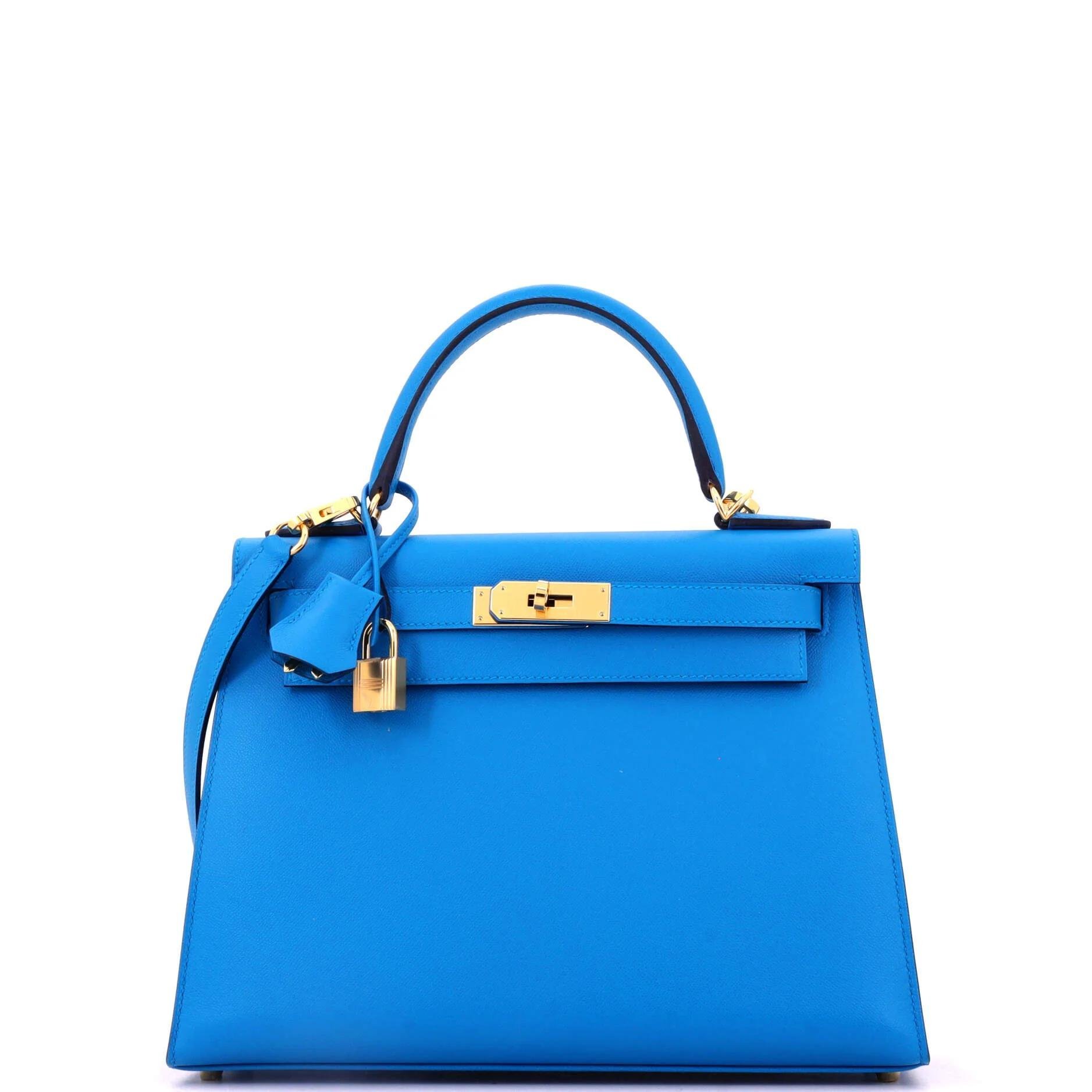 Kelly 28 leather handbag