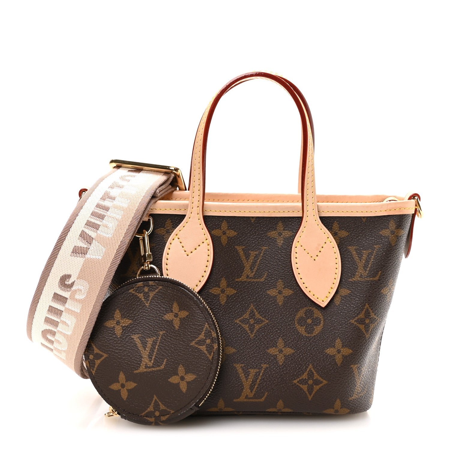 Louis Vuitton Monogram Neverfull BB Beige